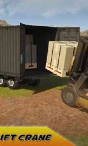 Estrema Trasporto merci Truck Driver e carrello elevatore della gru operatore gioco 1