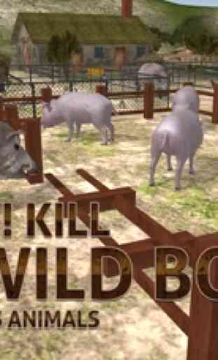 Fattoria simulatore cacciatore di cinghiali - bestiame guardia & cecchino tiro simulatore del gioco 3