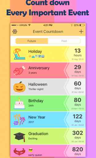 Event Countdown - Planner and Calendar App for Anniversary Events 1
