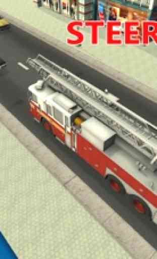 Fuoco simulatore di camion di soccorso - guidare vigile del fuoco camion e spegnere il fuoco 2