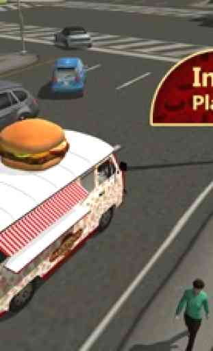 Veloce simulatore di camion di cibo - Semi cibo camion di guida e di parcheggio gioco di simulazione 2