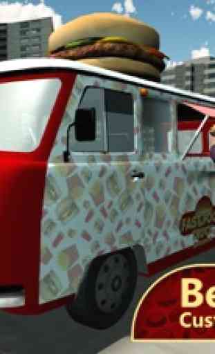 Veloce simulatore di camion di cibo - Semi cibo camion di guida e di parcheggio gioco di simulazione 3