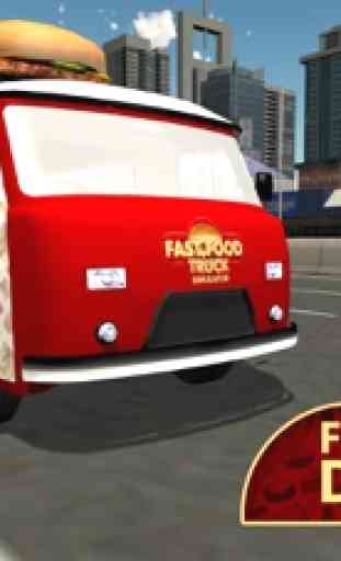 Veloce simulatore di camion di cibo - Semi cibo camion di guida e di parcheggio gioco di simulazione 4