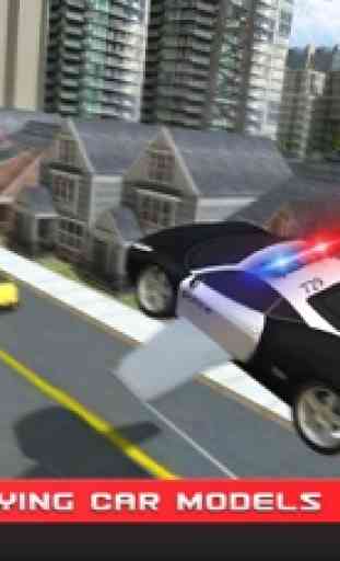 Volare Cop Car Simulator 3D - Extreme polizia penale guida di automobili e un aereo vola Pilota Simulator 4