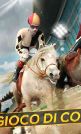 Cavallo Corsa 3D . Giochi di Simulazione Animali Horses Race Corse per Gratis 1