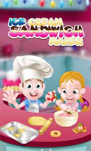 Frosty Ice Cream Sandwich Maker - piace cucinare Sandwich Ice Cream in dolce Snack Lover Carnevale 2