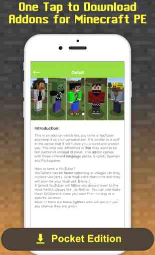 Add ons & mappe - app gratuita for Minecraft PE 2
