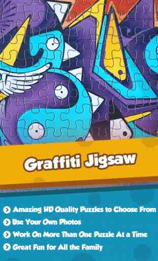 Graffitti Jig - saw Per Jiggy Lovers - attività di apprendimento libero 1