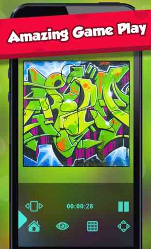 Graffitti Jig - saw Per Jiggy Lovers - attività di apprendimento libero 2