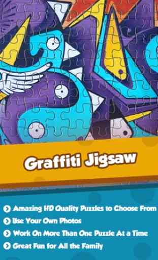 Graffitti Jig - saw Per Jiggy Lovers - attività di apprendimento libero 4