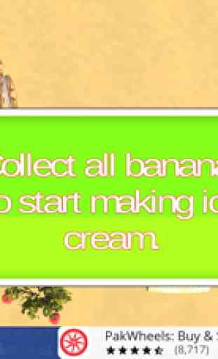 Ice Cream Maker nonna cuoca - Assicurarsi di banane cialde surgelate e cono di ghiaccio in esta gioco cucina di cucina 3