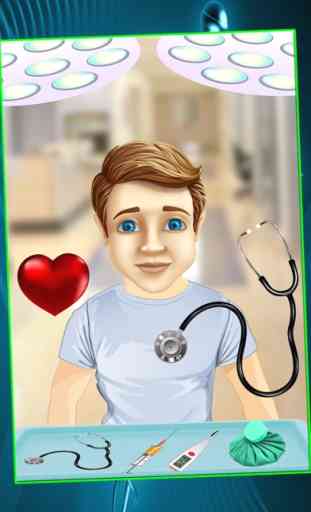 chirurgia Rene - chirurgo pazzo e medico del gioco per i bambini in ospedale 2