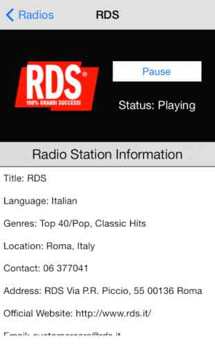 Italy Radio Live Player (Italian/Italia/italiana) 2
