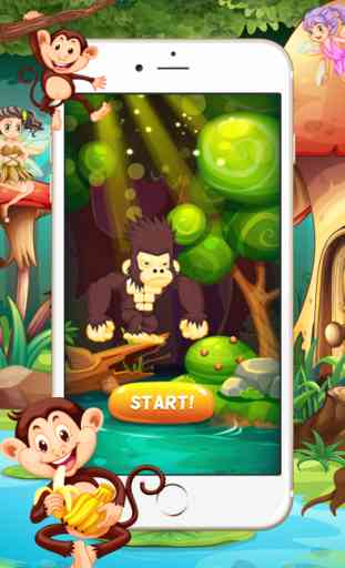 Giochi King Kong banane corsa giungla per bambini 2