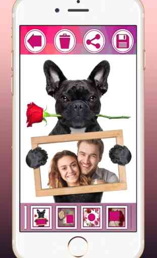 Cornici per le foto di amore - creare cartoline con le immagini di amore romantico 2