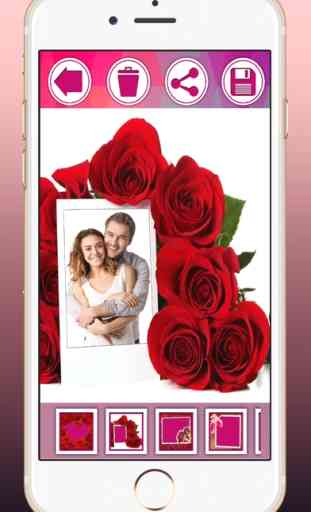 Cornici per le foto di amore - creare cartoline con le immagini di amore romantico 4