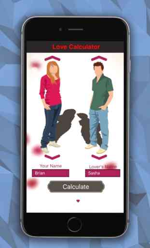 Scherzo Amore Calcolatrice - scherzo con i propri cari, la famiglia e gli amici calcolando amore in divertente applicazione 2
