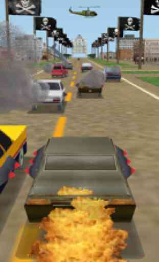 Mad Road 3D - Combat cars game 1