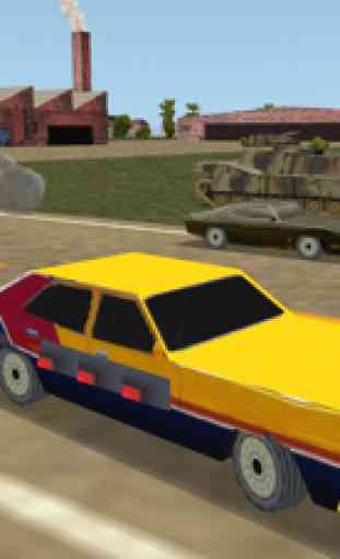 Mad Road 3D - Combat cars game 2