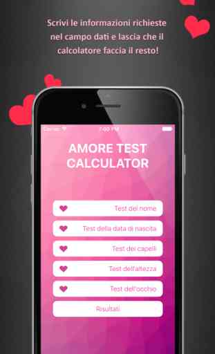 Test Calcolatore dell'Amore 2