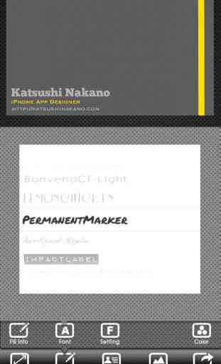 BusinessCardDesigner - Biglietto Maker Business, Creator, editor, modelli, disegni con PDF, AirPrint e la funzione e-mail 4