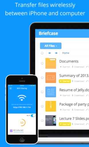 Briefcase - Gestione e condivisione file con lettore documenti & pdf 3