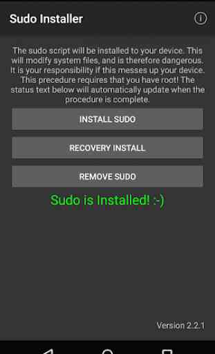 Sudo Installer v2.2.2 (root) 1
