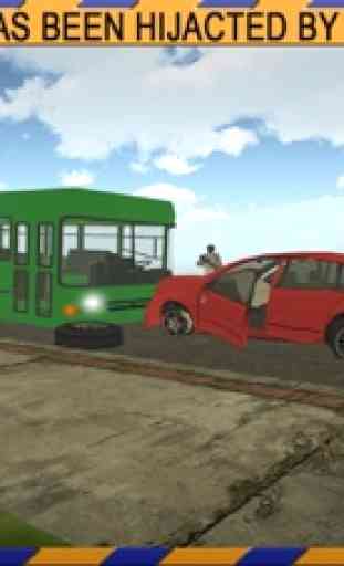 Bus Mountain guida e ladri pericolose attacco - Escape & drop i passeggeri in modo sicuro 1