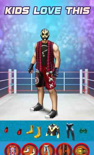 Il Mio Campione del Mondo Pazzo Potenza Wrestlers Dress Up Club Game - Free App 3