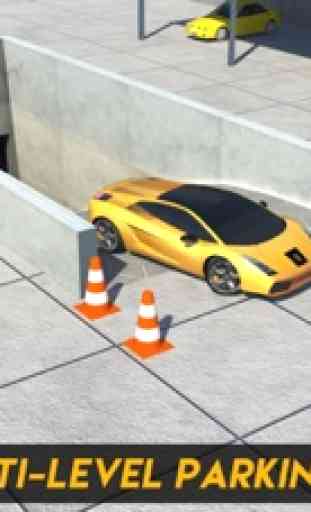 Multi simulatore sportivo livello di parcheggio auto 2:Auto della vernice Garage & reale gioco di guida 4
