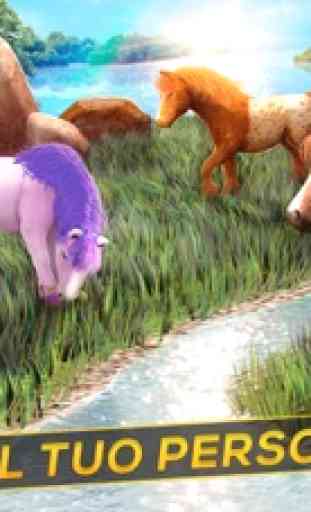 Corsa di Cavalli e Pony 3D 3