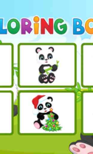 Panda Libro da Colorare - Gioco Pittura 2
