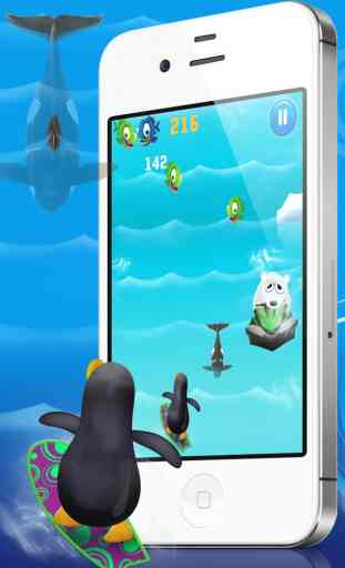 Pinguino Surfer Pro Free - un divertente mini gioco! Penguin Surfer PRO FREE - A Fun Kids Game! 2