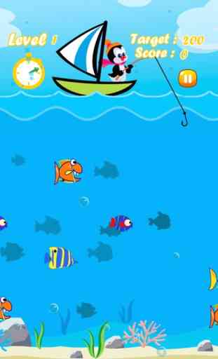 Penguin Fishing On Boat Free Game - Splashy Fish Evolution 2