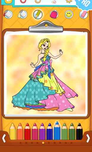 Disegni di Principesse da Colorare - Giochi da Colorare per Ragazzi e Ragazze PRO 1