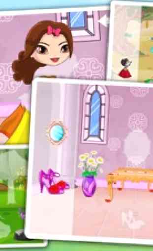 Gioco per le ragazze con principesse - principessa libero puzzle per bambini e neonati 1
