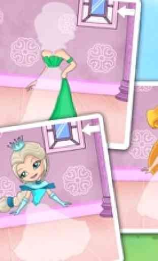 Gioco per le ragazze con principesse - principessa libero puzzle per bambini e neonati 2