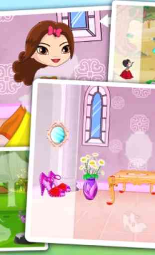 Gioco per le ragazze con principesse - principessa libero puzzle per bambini e neonati 4