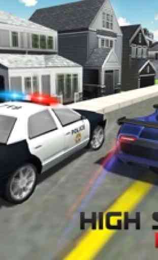 Police Car driver 2016 - 3D Chase e arresto auto violano le regole del traffico 2