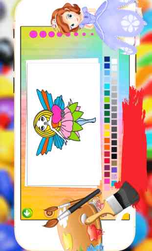 Principessa Libro Da Colorare - Tutto In 1 Fairy Tail Disegnare, Dipingere E Colore Giochi Hd Per Bravo Ragazzo 4