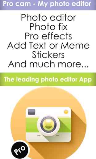Pro cam - My photo editor plus space image effects , frames and filters 1
