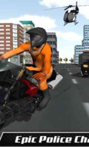 Carcere di fuga: Polizia Stradale di Chase moto-cicletta Rider 1
