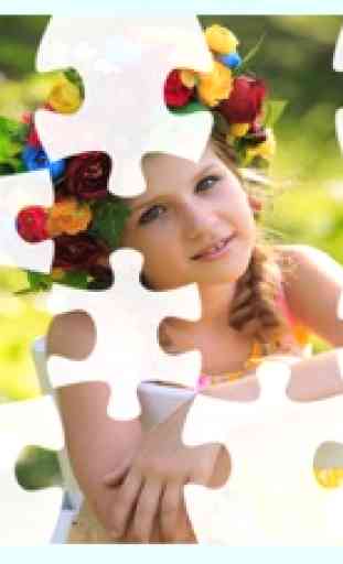 Principessa Far scorrere magia Puzzle & Foto - Principesse pattino sega Gioco 4