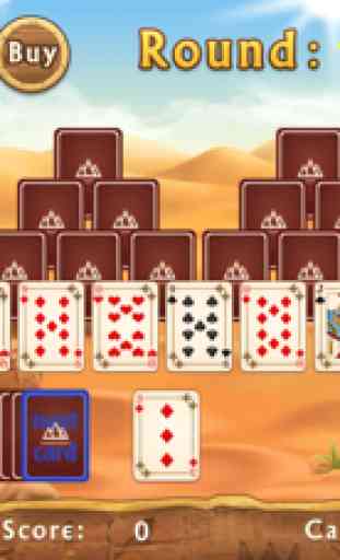 Pyramid Solitaire Egitto. Miglior gioco Egypt Solitaire. 2