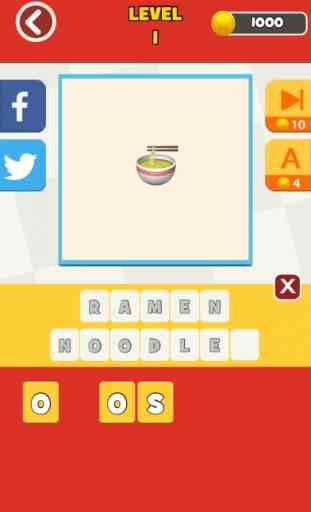 QuizPop Mania! Indovinare il cibo Emoji - una parola libera indovinando gioco a quiz 1