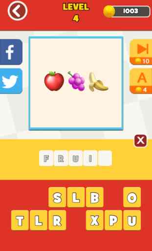 QuizPop Mania! Indovinare il cibo Emoji - una parola libera indovinando gioco a quiz 4
