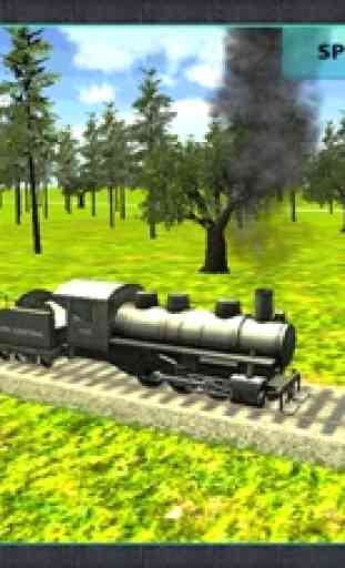 Treno reale simulatore di guida 3D - guidare il motore sulle linee ferroviarie e raggiungere la destinazione in tempo 3
