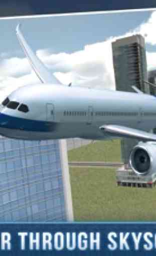 aeroporto vero simulatore di volo aereo aria città 1