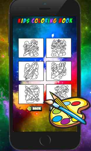 Razzi Coloring Book per Giochi bambini 3