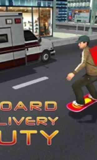 consegna della pizza Skateboard - pensione velocità di marcia e Pizza Boy gioco emulatore 1